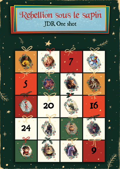 Affiche illustrative pour l'animation "Rébellion sous le sapin"